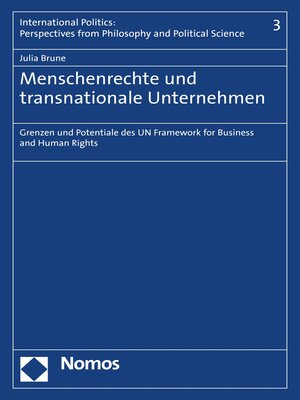 cover image of Menschenrechte und transnationale Unternehmen